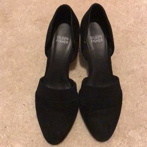Eileen Fisher black heels